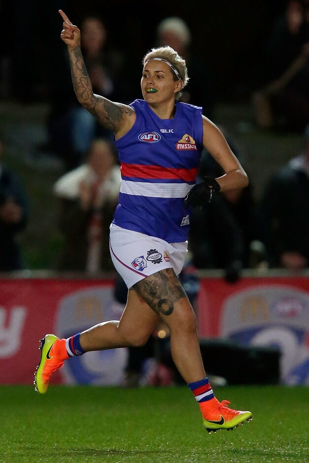 AFL 2016 Media - Womens All Stars Match Moana Hope was the dominant forward on the ground - AFLW
